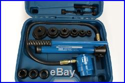 TEMCo 2 HYDRAULIC KNOCKOUT PUNCH Electrical Conduit Hole Cutter Set KO Tool Kit