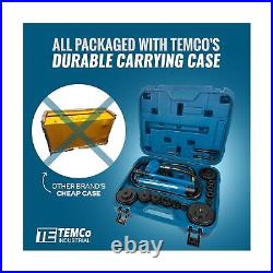 TEMCo TH0037 4 Hydraulic Knockout Punch Electrical Conduit Hole Cutter Set K