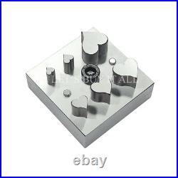 Tangled/Whimsical Heart Disc Cutter Set of 6 Punches Jewelry Making Tool Dies