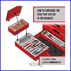 Teng Tools 6 Piece Pipe Cutter And Deburring Set TTTC06, Silver