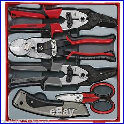 Teng Tools Pliers Scissors Cutters Snips Cable Cutters Tool Set
