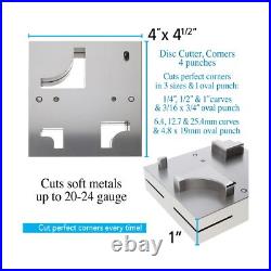 The Beadsmith Steel Disc Cutter Set Includes 4 Punches & Die. Tool for Cuttin The Beadsmith Steel Disc Cutter Set Includes 4 Punches & Die. Tool for Cuttin