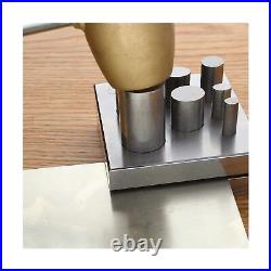 The Beadsmith Steel Oval Disc Cutter Set with 7 Punches and Die. Tool for Cut