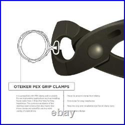 The Plumber's Choice PEX Tubing Plumbing Kit Crimper Cutter Tool Elbow Clamp Set