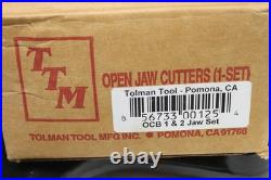 Tolman Tool Open Style Rebar Cutter/Bender OCB 1 & 2 Jaw Replacement Set
