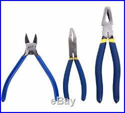 Tool Set/Kits for Mosaic Tile &Stained Glass /W Cutters/Pliers/Square/Hammer/FID