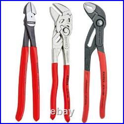 Tools, Cobra, Pliers Wrench, Diagonal Cutters 10-Inch Set, 3-Piece 00 80 117 US
