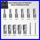 US-Stock-1-Depth-HSS-Annular-Cutter-Set-13pcs-3-4-Shank-7-16-to-1-1-16-Dia-01-zoil