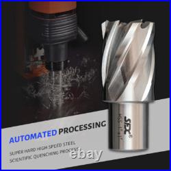 US Stock 1 Depth HSS Annular Cutter Set 13pcs 3/4 Shank 7/16 to 1-1/16 Dia