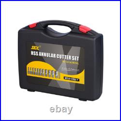 US Stock 1 Depth HSS Annular Cutter Set 13pcs 3/4 Shank 7/16 to 1-1/16 Dia