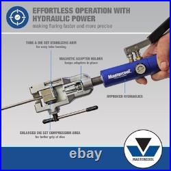 Universal Hydraulic Flaring Tool Set 7 Flare Types, Mini Tube Cutter Included Universal Hydraulic Flaring Tool Set 7 Flare Types, Mini Tube Cutter Included