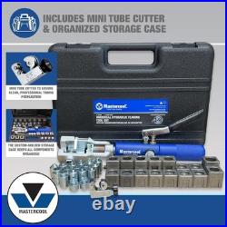 Universal Hydraulic Flaring Tool Set 7 Flare Types, Mini Tube Cutter Included Universal Hydraulic Flaring Tool Set 7 Flare Types, Mini Tube Cutter Included