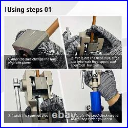 Universal Hydraulic Flaring Tool Set Tube Cutter Dies Pipe Clamp Deburring Tool