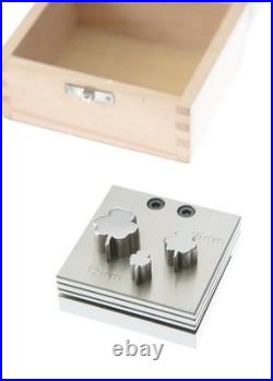 Utopia Tools Shamrock Disc Cutter 3-Piece Jewelry Punch Set 15mm/18mm/26mm