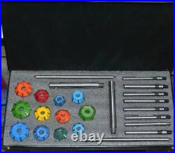 VALVE SEAT CUTTER SET 24 pcs CARBIDE TIPPED FOR PERFORMANCE ENGINES BEST