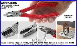 VAMPLIERS 3pc Screw Extractor Set 8.5 Shearing Pliers, 7.5 Long Nose, 7 BOSS