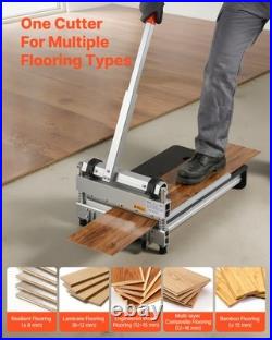 VEVOR 13 Vinyl Floor Cutter 16mm Laminate Flooring Tool with Angle Settings
