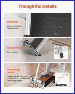 VEVOR 13 Vinyl Floor Cutter 16mm Laminate Flooring Tool with Angle Settings