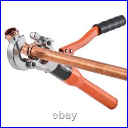 VEVOR Copper Pipe Crimping Tool Hydraulic Driven Press Tool with 8 Jaws
