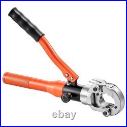 VEVOR Copper Pipe Crimping Tool Hydraulic Driven Press Tool with 8 Jaws