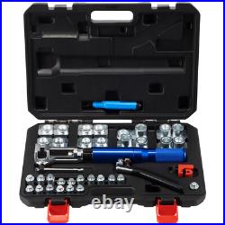 VEVOR Hydraulic Flaring Tool Set 45° for 3/16-1/2Tube with Cutter&Deburrer 32PCS VEVOR Hydraulic Flaring Tool Set 45° for 3/16-1/2Tube with Cutter&Deburrer 32PCS