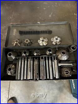 VINTAGE Snap On Blue point Engine Valve Seat Cutter Grinder Kit TOOL Antique Set