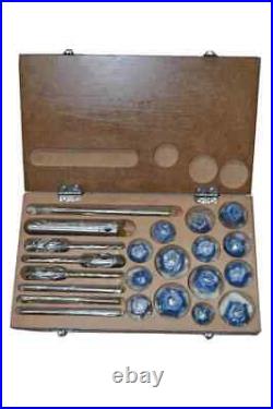 Valve Seat Cutter 14PCs Carbide Set For Car & Bikes With Wooden Box