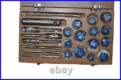 Valve Seat Cutter 14PCs Carbide Set For Car & Bikes With Wooden Box