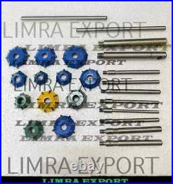 Valve Seat Cutter Set Carbide Tipped 3 Angle Restoration Kit 20° 30° 45°