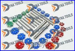 Valve Seat Cutter Set Carbide Tipped 40 Pcs For Chevy, Ford. Chrysler, Dodge