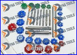 Valve Seat Cutter Set Carbide Tipped 40 Pcs For Chevy, Ford. Chrysler, Dodge