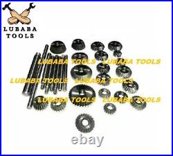 Valve Seat & Face Cutter Set-21 Pcs Cutter Set For Vintage Car & Bike, Jeep