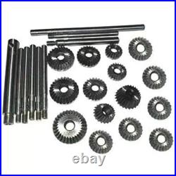 Valve Seat & Face Cutter Set Of 12 Pcs Carbon Steel With Wooden Box Valve Seat & Face Cutter Set Of 12 Pcs Carbon Steel With Wooden Box