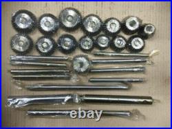 Valve Seat Tool Set 21 Pcs High Carbon Steel Cutter For Vintage Block Heads Valve Seat Tool Set 21 Pcs High Carbon Steel Cutter For Vintage Block Heads