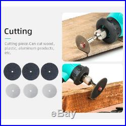 Variable Speed Rotary Tool Kit Set Grinder Cutter Accessories Mini Drill Bit NEW