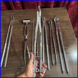 Veterinary Equine Dental Tool Set Horse Dental Equipment Stainless Steel