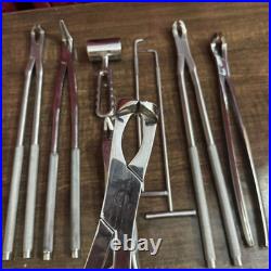 Veterinary Equine Dental Tool Set Horse Dental Equipment Stainless Steel