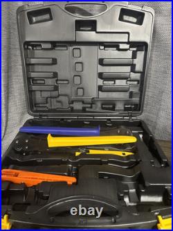 Viega 56000 PureFlow 1/2-Inch and 3/4-Inch PEX Press Tool Set With Cutter + Case Viega 56000 PureFlow 1/2-Inch and 3/4-Inch PEX Press Tool Set With Cutter + Case