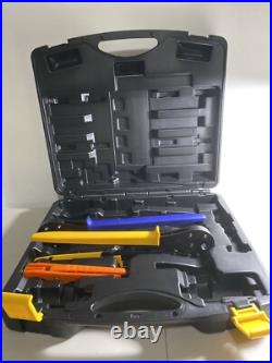 Viega 56000 PureFlow 1/2-Inch and 3/4-Inch PEX Press Tool Set With Cutter + Case