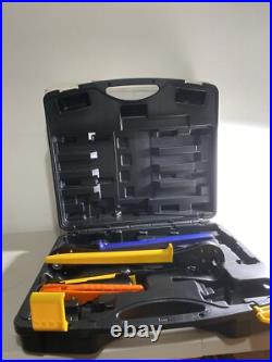 Viega 56000 PureFlow 1/2-Inch and 3/4-Inch PEX Press Tool Set With Cutter + Case
