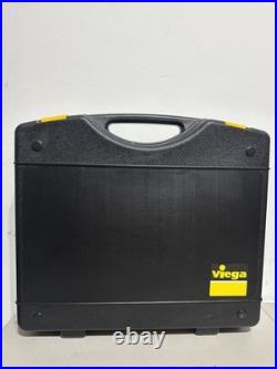 Viega 56000 PureFlow 1/2-Inch and 3/4-Inch PEX Press Tool Set With Cutter + Case