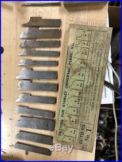 Vintage 4 Box Set. CUTTERS FOR STANLEY UNIVERSAL PLANE NO 55 Stanley