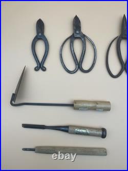 Vintage Bonsai Pruning Shear Cutter Scissors Tool Lot Japan