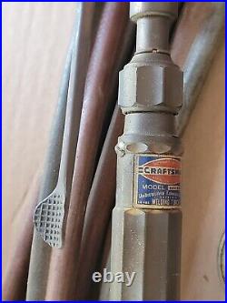 Vintage Craftsman 1957 Welding Torch Cutter Set Regulator Tips Books Tools