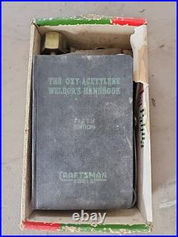 Vintage Craftsman 1957 Welding Torch Cutter Set Regulator Tips Books Tools