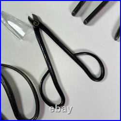 Vintage Masakuni 301298 Bonsai Pruning Concave Cutter Scissors Tool Lot 6x Japan