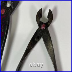 Vintage Masakuni 301298 Bonsai Pruning Concave Cutter Scissors Tool Lot 6x Japan