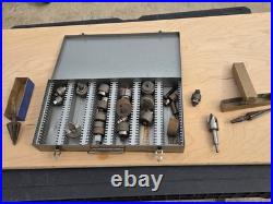 Vintage Roper Whitney/Pioneer Sheet Metal Punch & Die Set + Reamers/Countersink