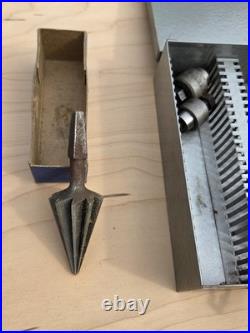 Vintage Roper Whitney/Pioneer Sheet Metal Punch & Die Set + Reamers/Countersink