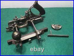 Vintage Stanley 45 Sweetheart Plough Combination Plane With Large Set Of Cutters